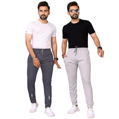 Men's Comfortable Casual Regular Fit Printed Track-Pants (Pack of 2) P2_MD_TP222_TP224
