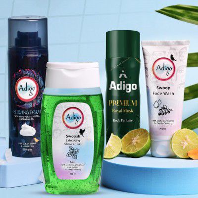 Men’s Daily Care Kit | Men’s Grooming Kit with Face Wash