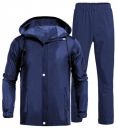 Mens Fashiera Waterproof Reversible Raincoat for Men...