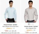 Men's Formal Shirts at Minimum 80% off...