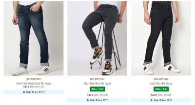 Men's Jeans from ₹270