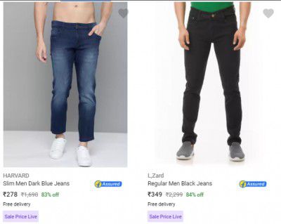 Men's Jeans from ₹278