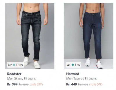 Men's Jeans from ₹399