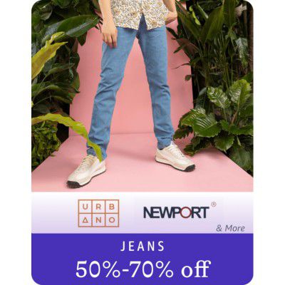 Men's Jeans by Urbano & Newport @ minimum 50-70% off