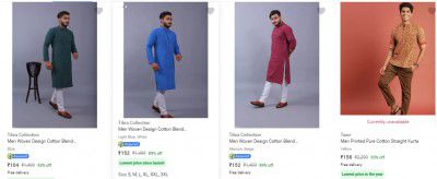 Men's Kurtas at Rs 103