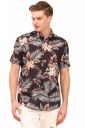 Mens Printed Casual Shirts Short Sleeves Button Down Tropical Shirts...