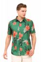 Mens Printed Casual Shirts Short Sleeves Button Down Tropical Shirts...