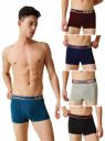 Men's Semi Long Underwear | 100% Super Combed Cotton | Pack of 5 (Color May Vary)...