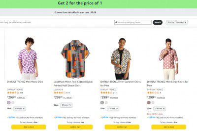 Men's Shirts Loot | Get 2 for the price of 1