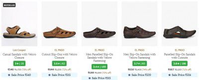 Men's Shirts minimum 70% off Starting @ ₹540