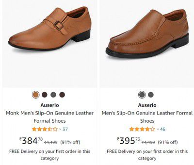 Men's Shoes @ 93% Off