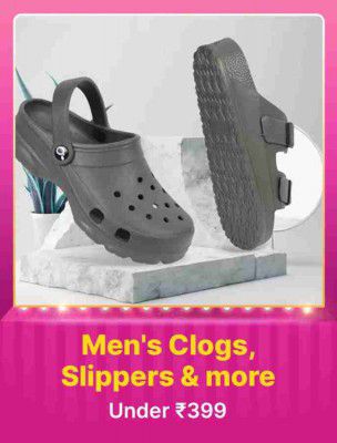 Men's Slippers under Rs. 399 on Flipkart Big Billion Days 