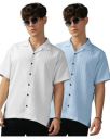 Men's Striped Half Sleeve Polycotton Shirt | Casual & Formal Wear | Comfortable & Stylish...