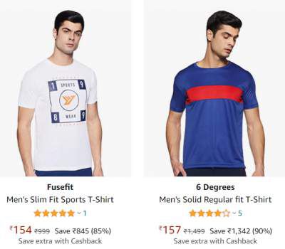 Men's T-Shirt Upto 89% Off