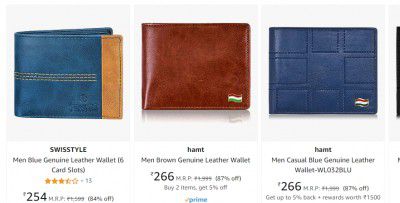 Men's Wallet | Buy 3 get extra 40% off