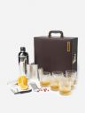 MENSXP COLLECTIVE Brown Plain Vegan Leather Box Bar Kit...