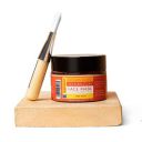 MensXP Mud Vitamin Boost Yellow Clay Face Mask/Pack With Hyaluronic Acid & Vitamin C For Radiant Glowing Skin - 50 gm, with Applicator Brush...