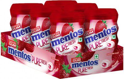 Mentos Pure Fresh Strawberry Strawberry Mouth Freshener (327.6 g)