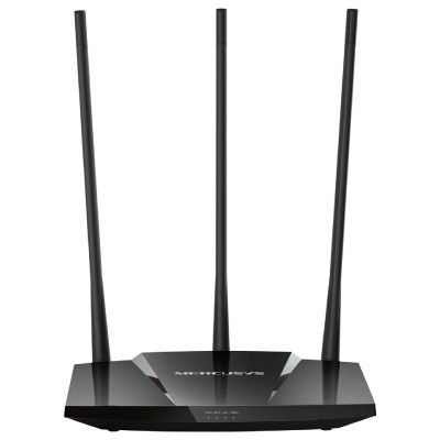 MERCUSYS MW330HP-M 300 MbpsWi-Fi Router (3 Antennas, 3 LAN Ports, Black)