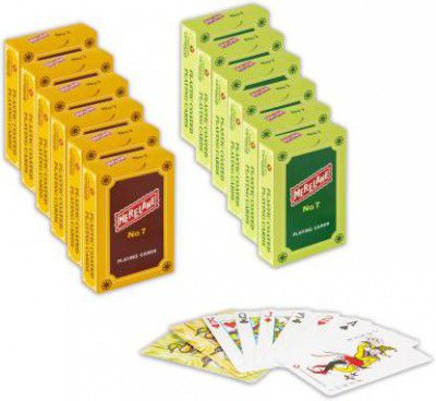 Merelane 7 Playing Cards Bridge Size 12 Decks of Cards