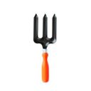 Metal Black and Orange Color Fork for Home Gardening Tool (Metal Fork)...