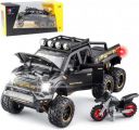 Metal Pull Back Diecast Car 1:28 Big Ford Raptor Truck F150 Pull Back Car Model with Sound Light Boys Gifts Toys for Kids?Pack of 1?,multicolor...
