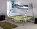 METALMASTER Triple Sleeper Bunk Bed - Double Bed Base and Single on Top....