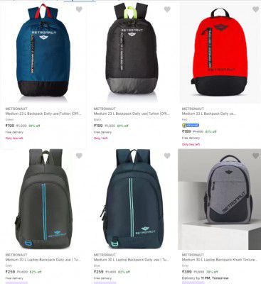 Upto 90% OFF - Metronaut Backpack