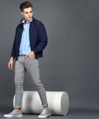 METRONAUT By Flipkart Men Slim Mid Rise Grey Jeans