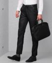 METRONAUT By Flipkart  Slim Fit Men Polyester Viscose Blend Dark Blue Polyester Viscose Blend Trousers...
