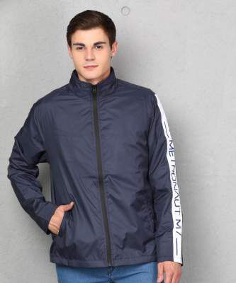Metronaut Full Sleeve Solid Men Sports Jacket