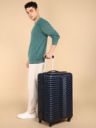 METRONAUT Large Check-in Suitcase (75 cm) 4 Wheels - Pivot - Blue...