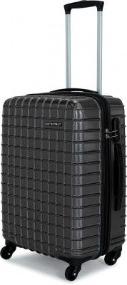 METRONAUT Medium Check-in Suitcase (63 cm) 4 Wheels - Grid - Black