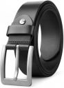 METRONAUT Men Casual Black Artificial Leather Belt...