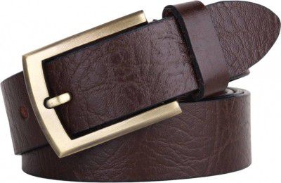 METRONAUT Men Casual, Evening, Formal, Party Brown Genuine Leather Belt