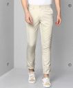 METRONAUT Regular Fit Men Cotton Blend Cream Cotton Blend Trousers...