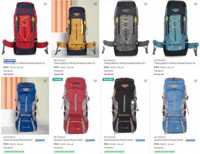 METRONAUT Rucksack Starts ₹519