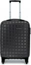 METRONAUT Small Cabin Suitcase (53 cm) 4 Wheels - Grid - Black...