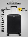 METRONAUT Small Cabin Suitcase  4 Wheels - Hero 20" Black Premium PP...