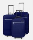 METRONAUT Soft Body Set of 3 Luggage - FRILL Set-3 (30 Inch+26 Inch+ 22 Inch) - Blue...
