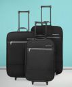 METRONAUT Soft Body Set of 3 Luggage - FRILL Set-3 (30 Inch+26 Inch+ 22 Inch) - Red...