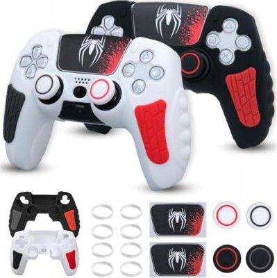 Meyaar PS 5 Controller Cover Case, Anti-Slip Silicone Cover Skin