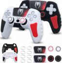 Meyaar PS 5 Controller Cover Case, Anti-Slip Silicone Cover Skin...
