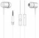 Meyaar R-Plus 2208 Edition Deep Bass Wired Durable Metal Earphones Headphones with Microphone in Ear Earbuds Noise Isolating Earphones Remote & Mic Headset Stereo Headphones for Android & iOS (White)...
