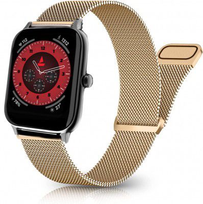 Meyaar Steel Only Compatible boAt Xtend Pro Smartwatch 