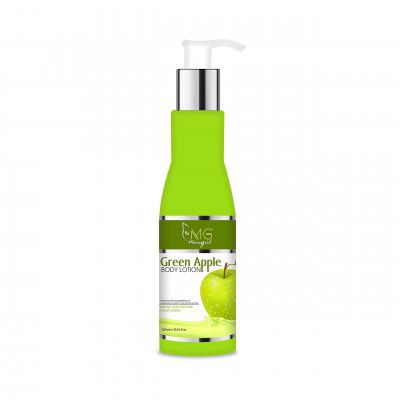 MGmeowgirl Green Apple Body Lotion Moisturizer for Face, Hand & Body Non Sticky Cream - 200ml, Women & Men