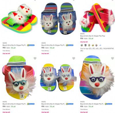 Mgrs Kid's Footwear Starts ₹58