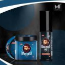 MI FASHION Mens hair styling Wax for Strong Hold & Beard Growth Oil For Perfect Beard Hair Wax  (150 ml)...