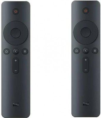 Mi Redmi Remote (Pack of 2) 4A LCD LED Smart TV Remote Control Compatible for Smart TV MI Remote Controller  (Black)
