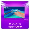 Mi Smart TVs starts @ Rs. 11499  on Flipkart's Big Billion Days Sale...